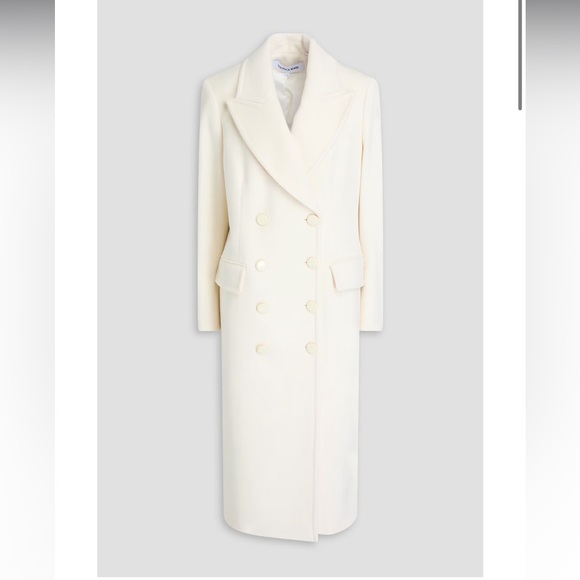 VERONICA BEARD Nalida Dickey double-breasted wool and cashmere-blend felt coat - Picture 1 of 13